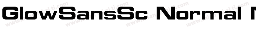 GlowSansSc Normal Me字体转换